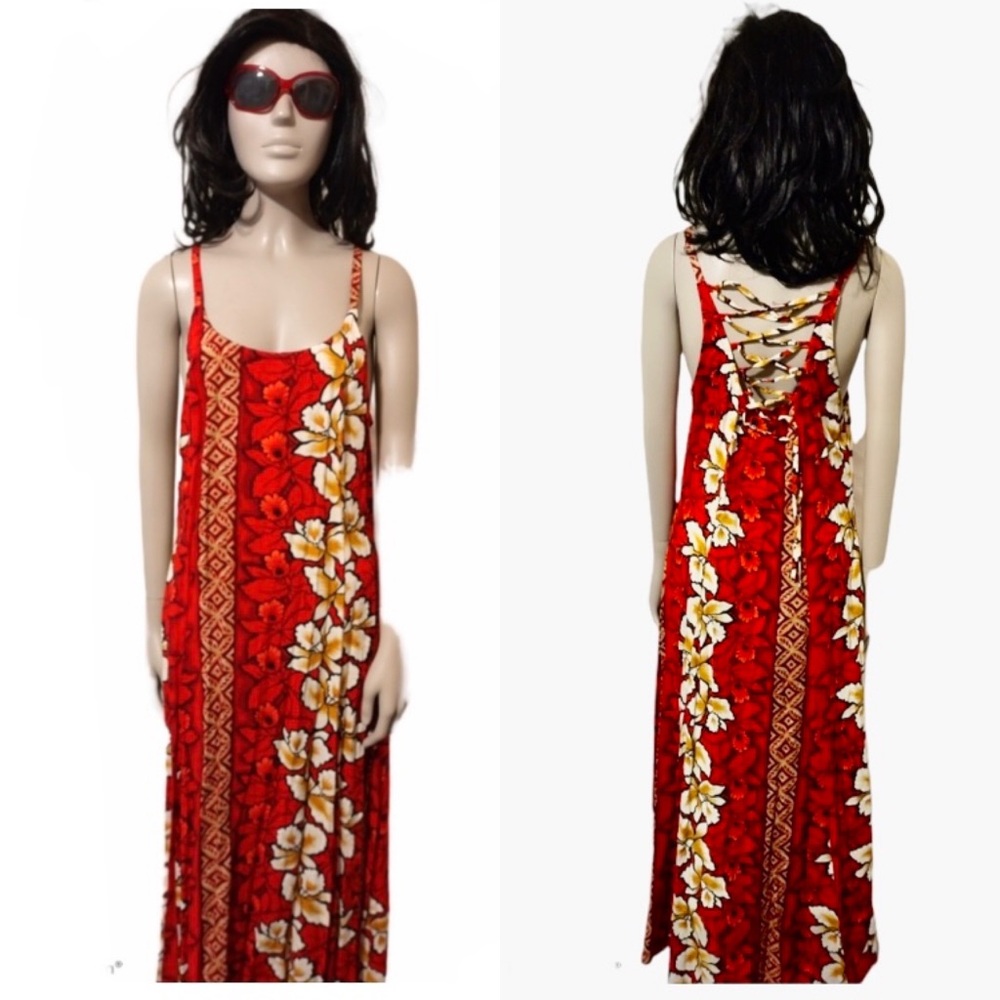MAD GRINGO ⭐️ Authentic Hawaiian Tropical Maxi Dress